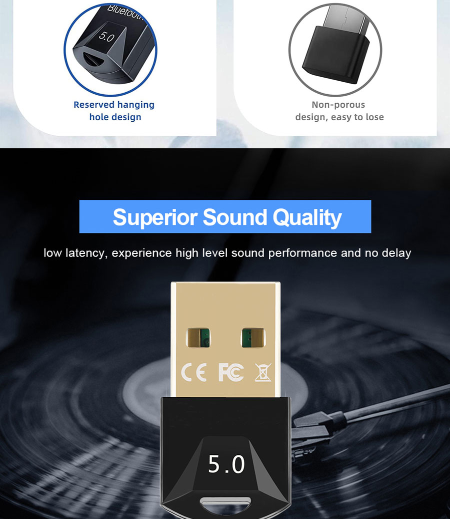 USB 5.0 Bluetooth Dongle USB Bluetooth 4.0 Adapter USB Receiver Transmitter wireless adapter for PC computer