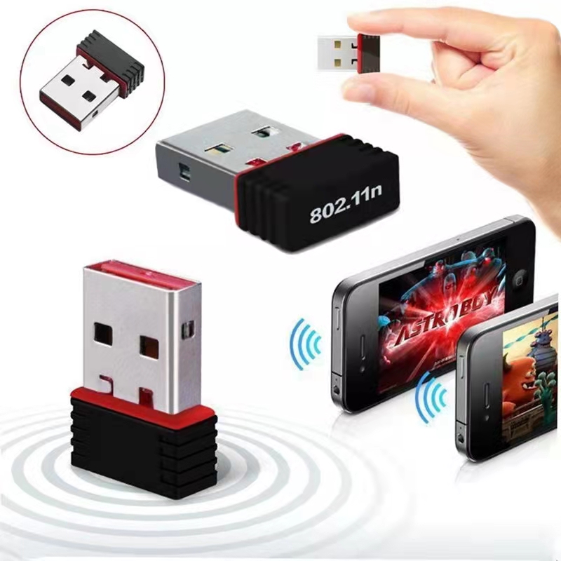 Wireless  Mini USB 2.0 WiFi Adapter 150Mbps 150M Network LAN Card 802.11 Adapter fit for Apple Macbook Pro Air Win Xp 7 8
