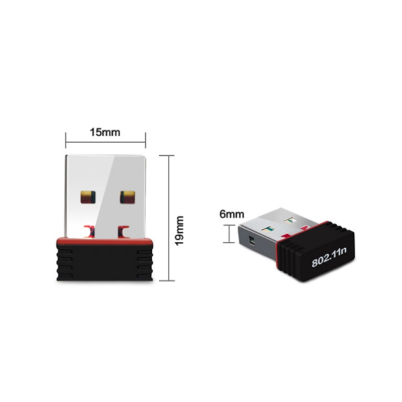 Wireless  Mini USB 2.0 WiFi Adapter 150Mbps 150M Network LAN Card 802.11 Adapter fit for Apple Macbook Pro Air Win Xp 7 8