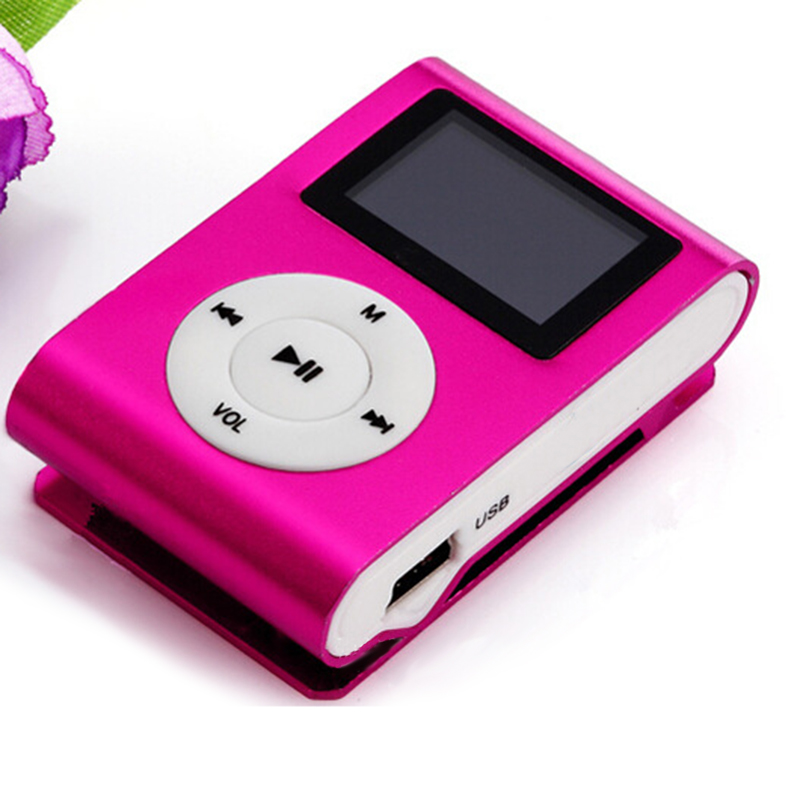 Mini MP3 Player Portable Clip MP3 Music Player With LCD Screen Support 32GB Micro SD TF Card Fashion Sport Music Player Walkman