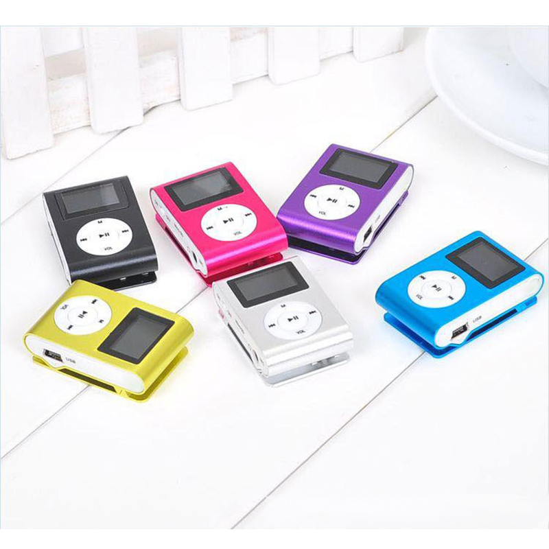 Mini MP3 Player Portable Clip MP3 Music Player With LCD Screen Support 32GB Micro SD TF Card Fashion Sport Music Player Walkman