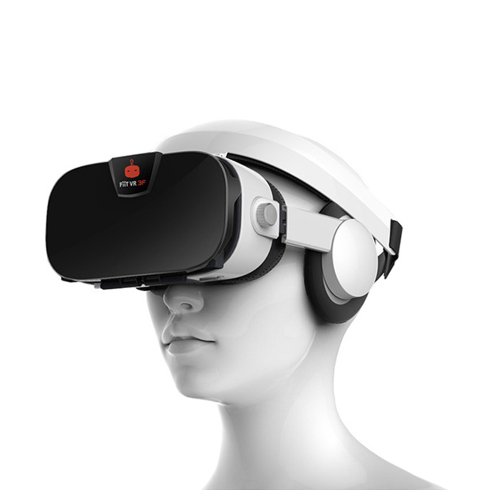 3D VR Mobile Phone Cinema Games Virtual Reality Head-mounted Headset for Apple Android 4.0-6.4 inch Support 0-800 Myopia