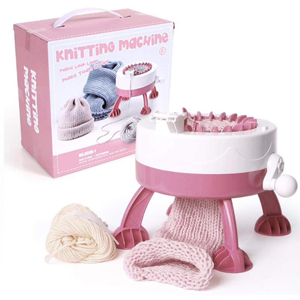 22 Needles Children Handmade Wool Knitting Mini Machine DIY Knitted Scarf Sweater Hat Socks Lazy Man Artifact Educational Toy