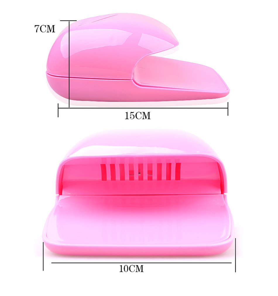 Nail Polish Dryer Fan Nail Art Drying Polish Blow Dryer PINK Nail Cooler