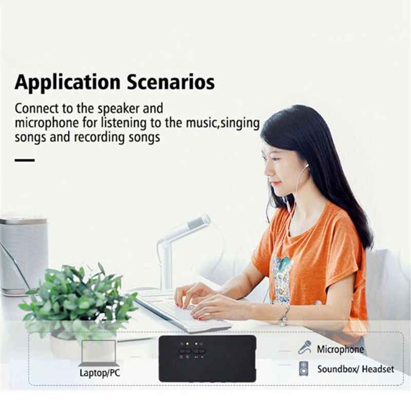 Usb 2.0 Sound Card Cmi6206 Chipset Usb Usb o Device Class Spec1.0 And Usb Hid Class Spec 8 Channel Dac Output