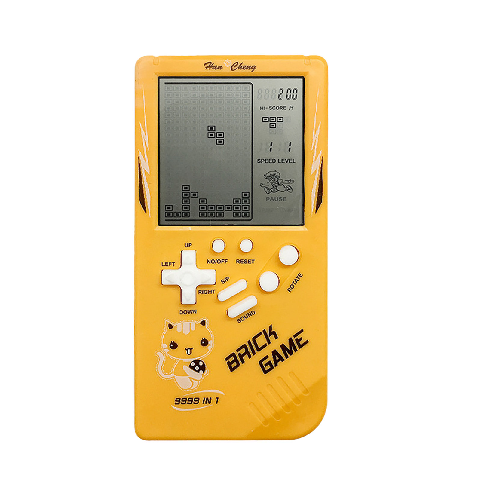 3.5 Inches Large Screen Brick Game Console Handheld Classic Nostalgic Decompression Toy I Miss My Childhood Game Console Tetris