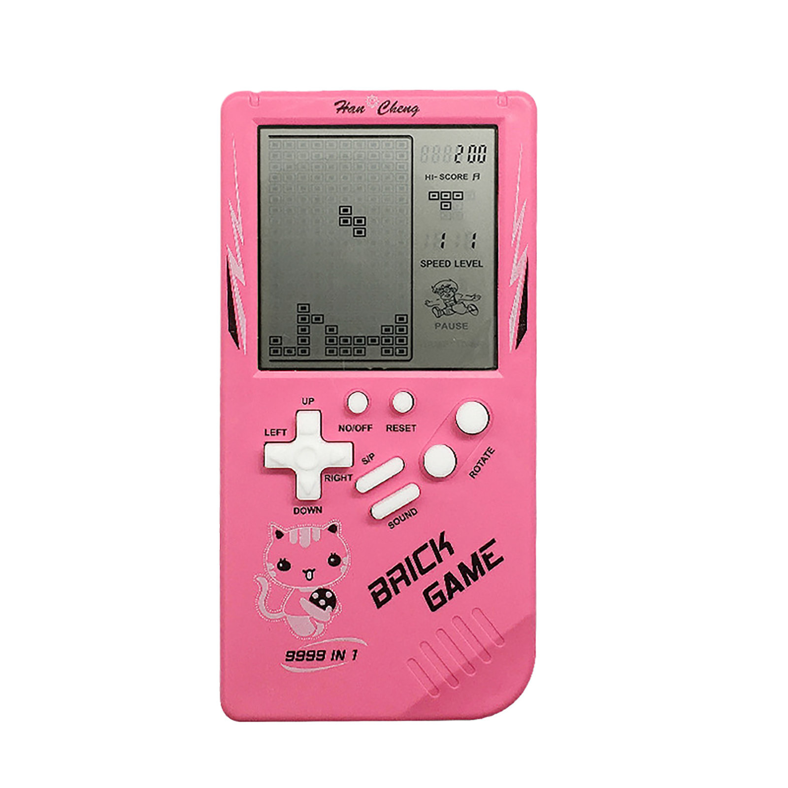 3.5 Inches Large Screen Brick Game Console Handheld Classic Nostalgic Decompression Toy I Miss My Childhood Game Console Tetris
