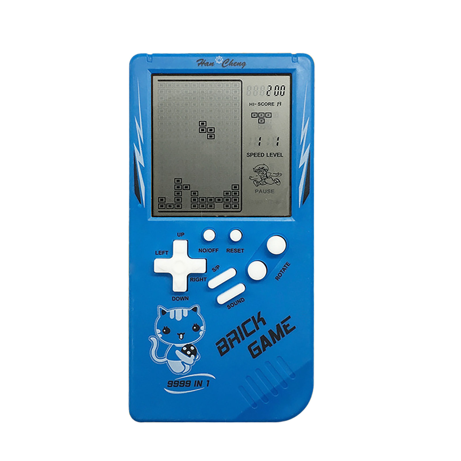 3.5 Inches Large Screen Brick Game Console Handheld Classic Nostalgic Decompression Toy I Miss My Childhood Game Console Tetris