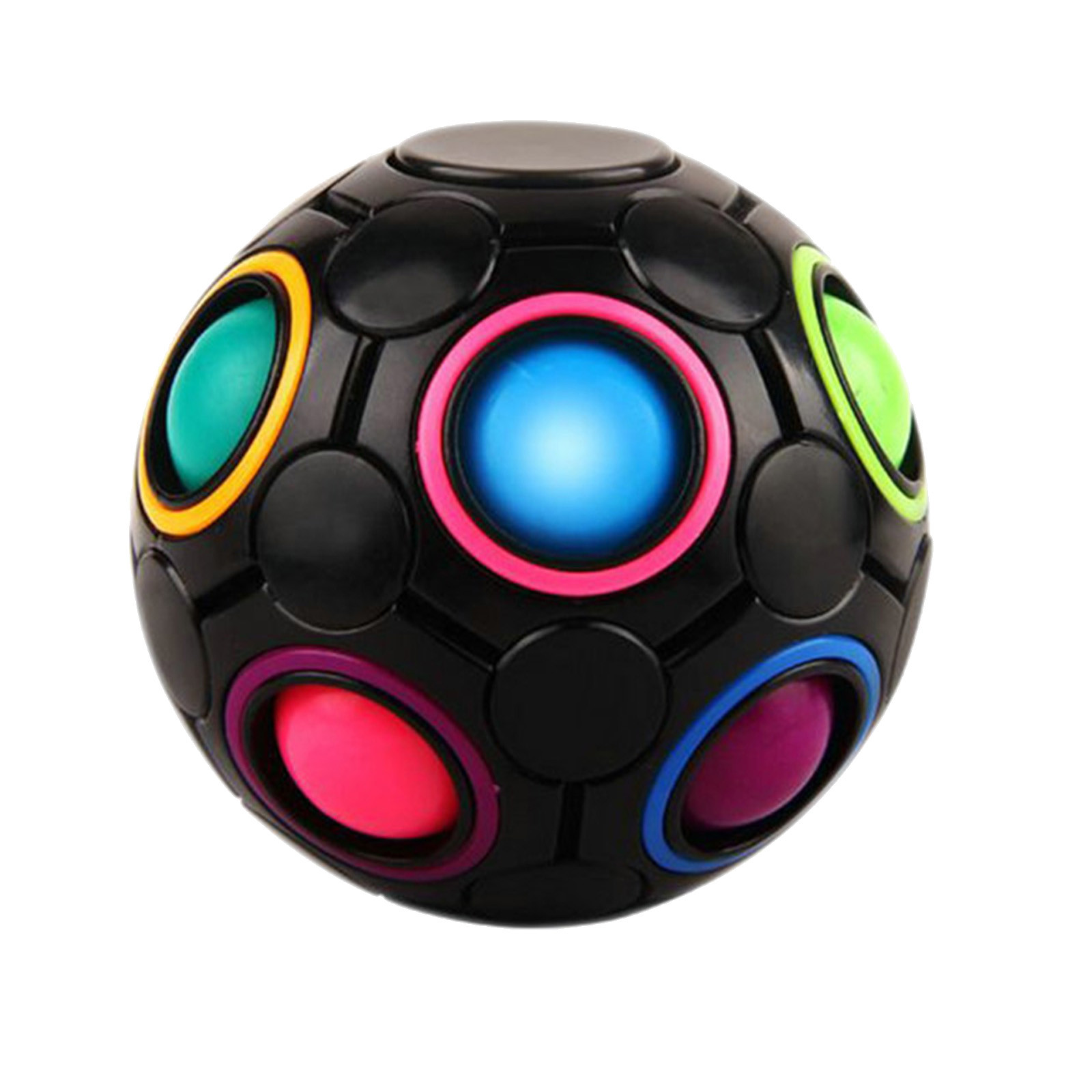 Antistress Stress Relief Cube Rainbow Ball Puzzles Football Magic Cube Funny Hand Game Brain Teaser Educational Fidget Toys