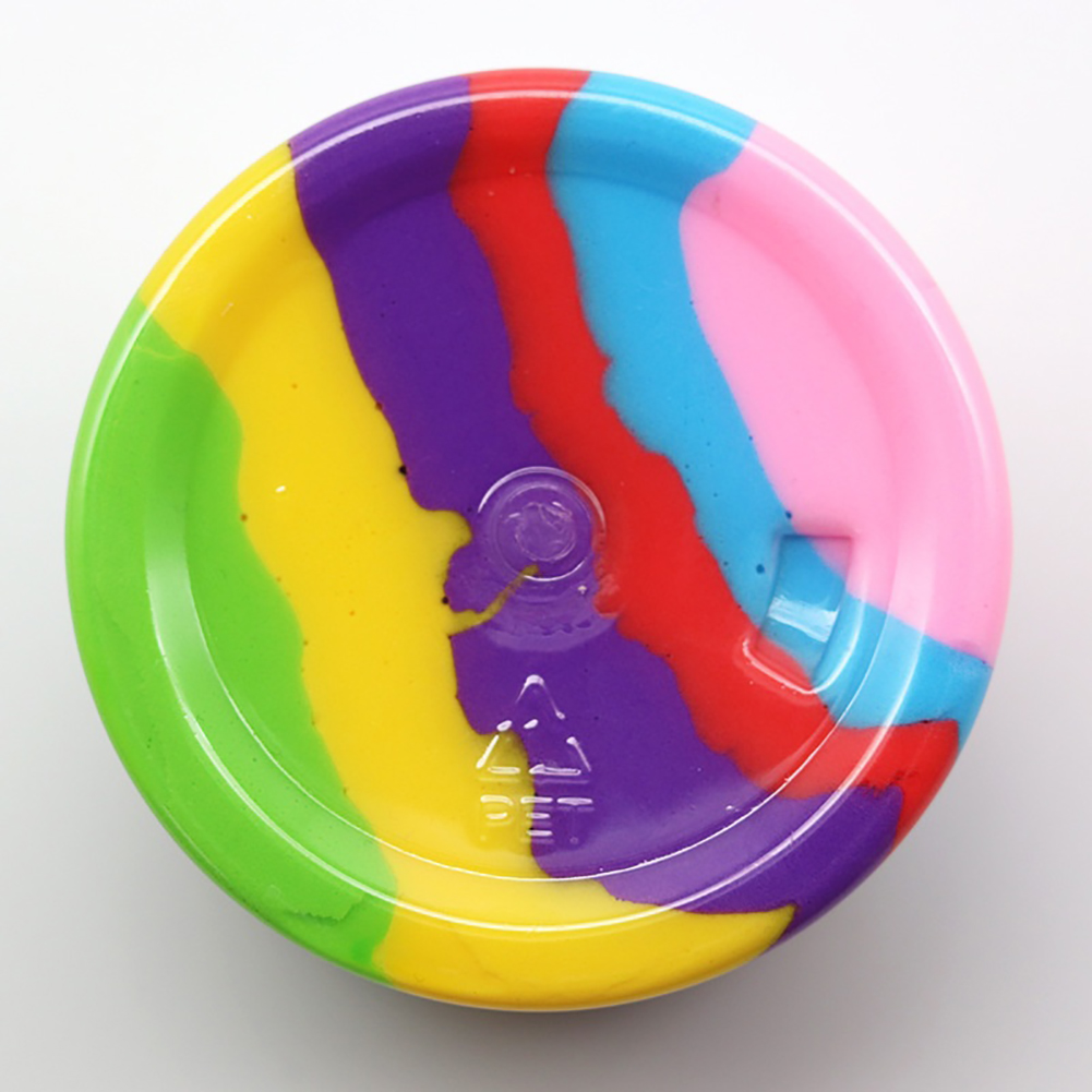 100ml Rainbow Slime Fluffy Floam Kids Modeling Clay Toys Polymer Educational Toys Safe Cotton Slime Anti Stress Plasticine Gifts