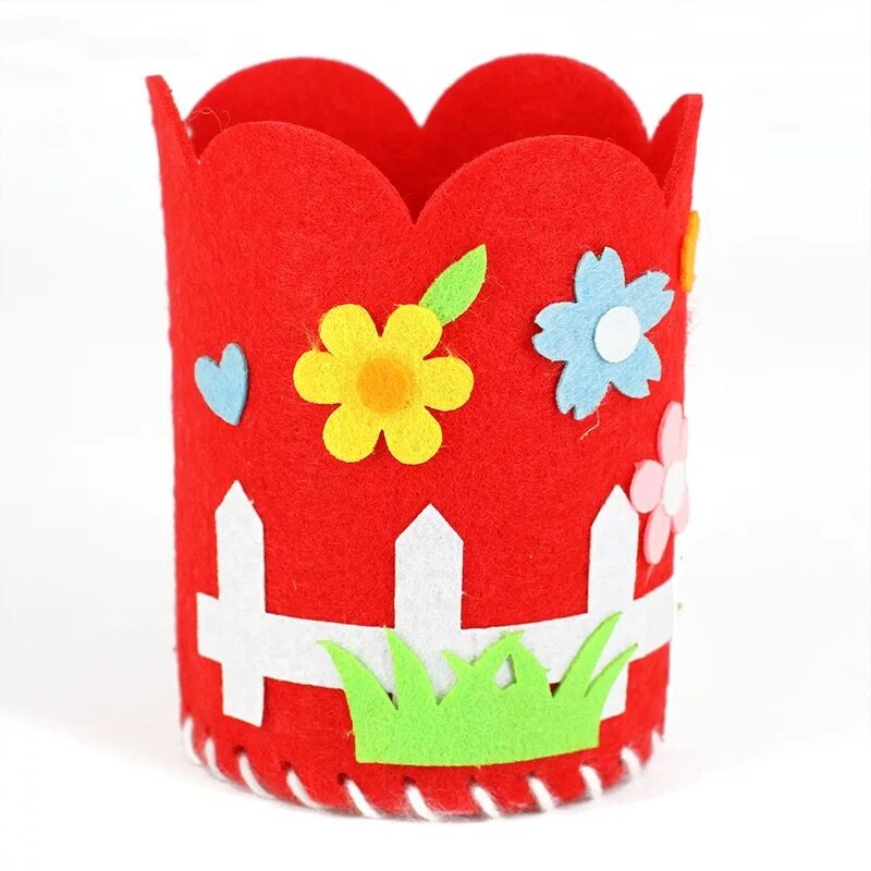 3Pcs/Set Kids DIY Craft Pencil Holder Educational Toys for Children Creative Handwork Pen Container Arts and Crafts Toys Gifts