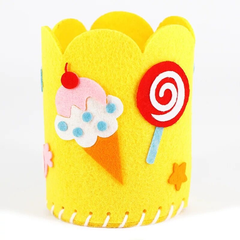 3Pcs/Set Kids DIY Craft Pencil Holder Educational Toys for Children Creative Handwork Pen Container Arts and Crafts Toys Gifts