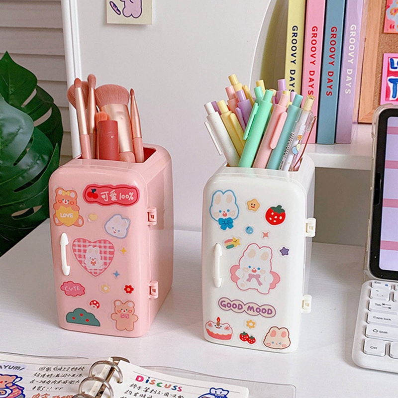Creative Pen Holder Multi Functional Large Capacity Desktop Organizer DIY Stationery Storage Pencil Case