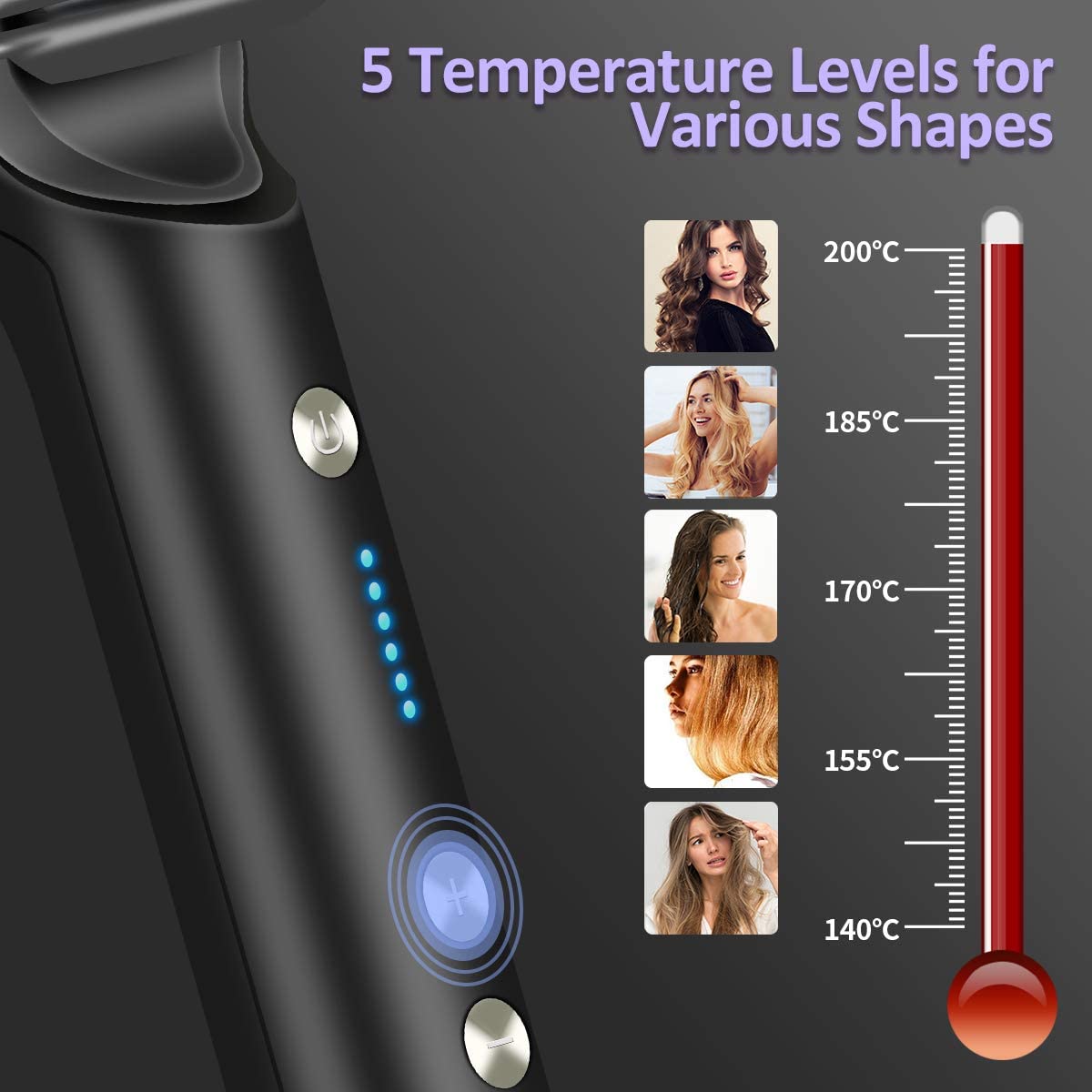 Professional Electric Hot Comb Hair Straightener Brush Heating Smooth Iron Comb Straightening Brush
