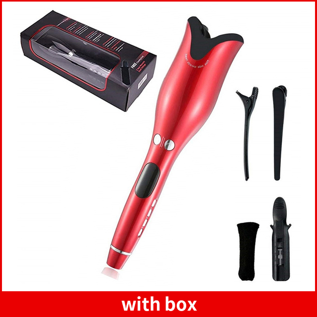 Multi-Automatic Hair Curler Hair Curling Iron LCD Ceramic Rotating Hair Waver Magic Curling