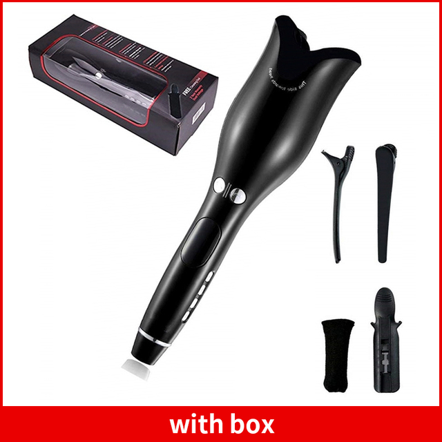 Multi-Automatic Hair Curler Hair Curling Iron LCD Ceramic Rotating Hair Waver Magic Curling