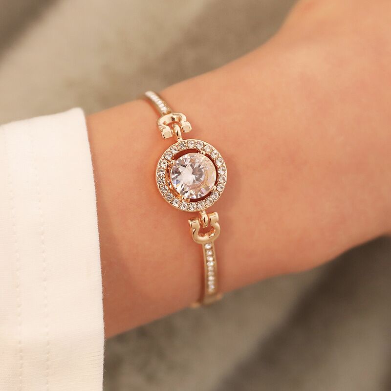 Women's all-match bracelet Simple temperament noble diamond bracelet bracelet bracelet