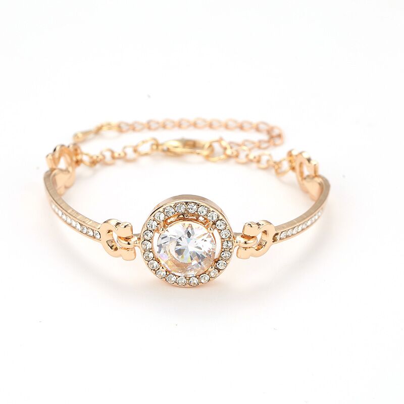 Women's all-match bracelet Simple temperament noble diamond bracelet bracelet bracelet