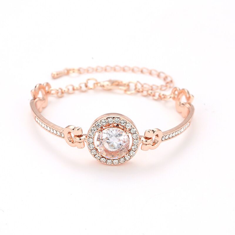 Women's all-match bracelet Simple temperament noble diamond bracelet bracelet bracelet