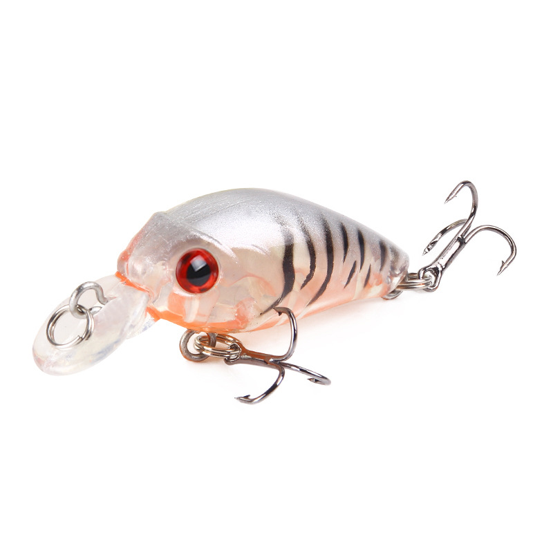 1PCS Mini Wobblers Bass Fishing Lures 45mm/3.5g Jerkbait Artificial Micro Fiish Black Jig Minnow Hard Bait Fishing Accessories