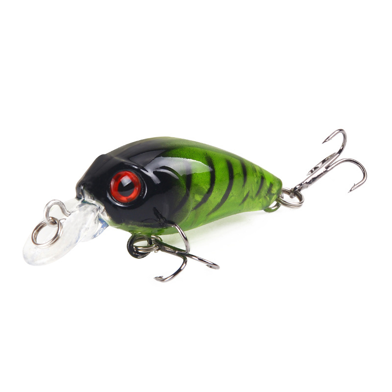 1PCS Mini Wobblers Bass Fishing Lures 45mm/3.5g Jerkbait Artificial Micro Fiish Black Jig Minnow Hard Bait Fishing Accessories