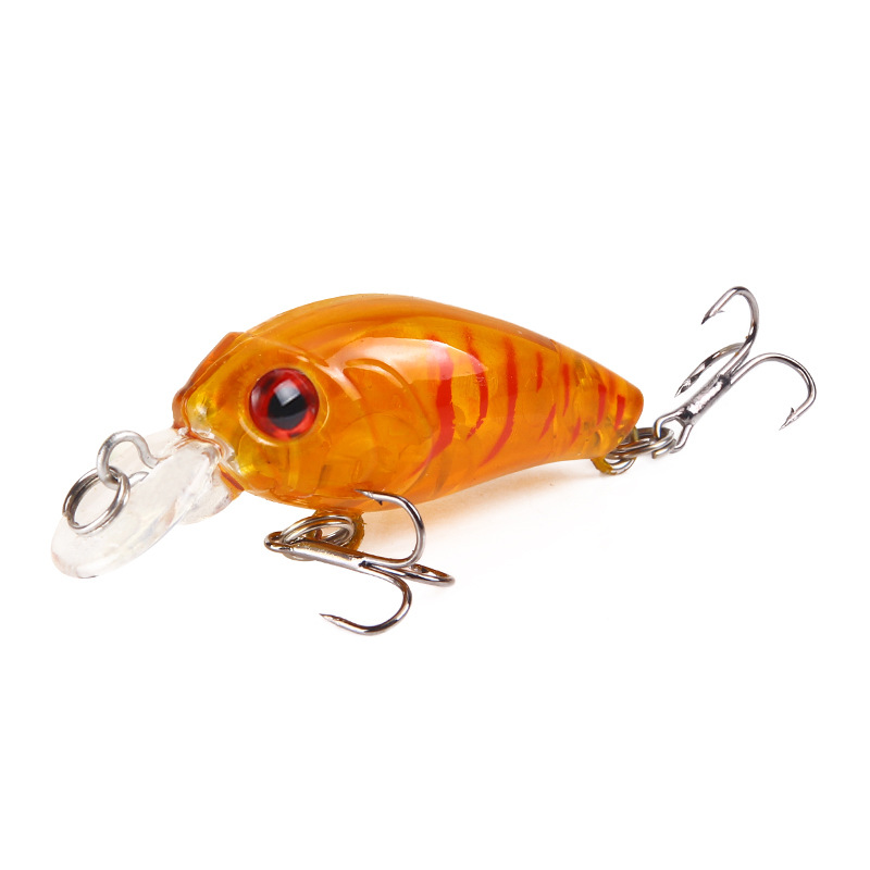 1PCS Mini Wobblers Bass Fishing Lures 45mm/3.5g Jerkbait Artificial Micro Fiish Black Jig Minnow Hard Bait Fishing Accessories