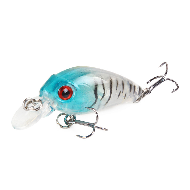 1PCS Mini Wobblers Bass Fishing Lures 45mm/3.5g Jerkbait Artificial Micro Fiish Black Jig Minnow Hard Bait Fishing Accessories