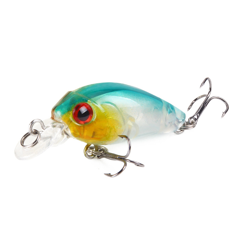 1PCS Mini Wobblers Bass Fishing Lures 45mm/3.5g Jerkbait Artificial Micro Fiish Black Jig Minnow Hard Bait Fishing Accessories