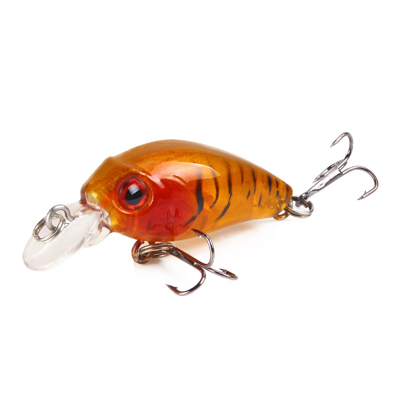 1PCS Mini Wobblers Bass Fishing Lures 45mm/3.5g Jerkbait Artificial Micro Fiish Black Jig Minnow Hard Bait Fishing Accessories