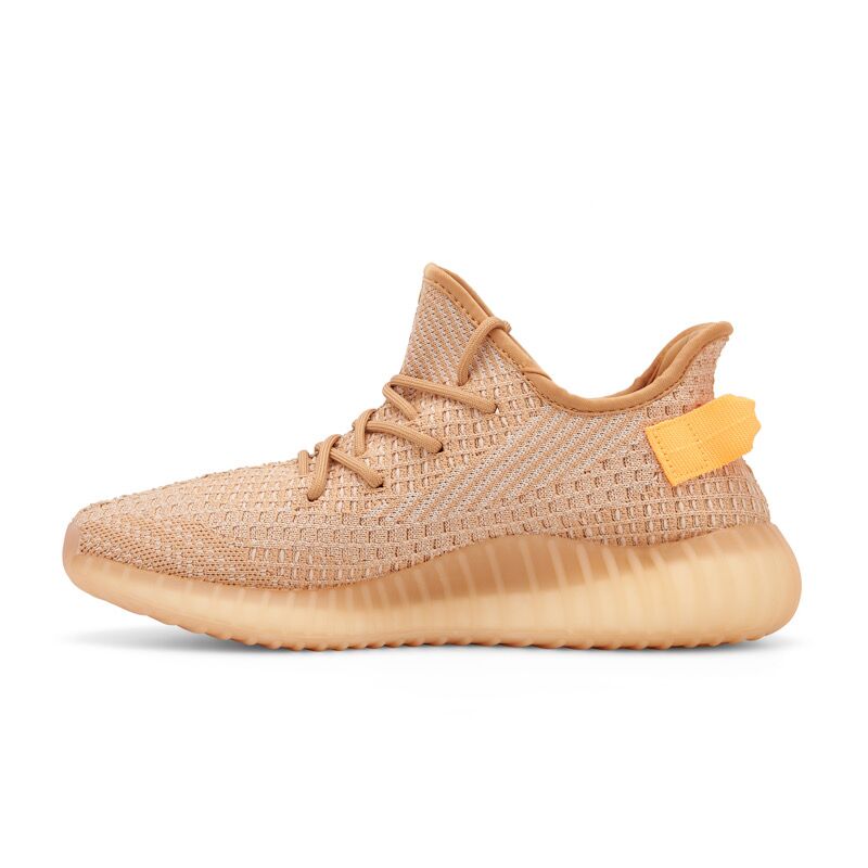 Sneakers Yeezy couple  350v2 shoe flying texture running shoes