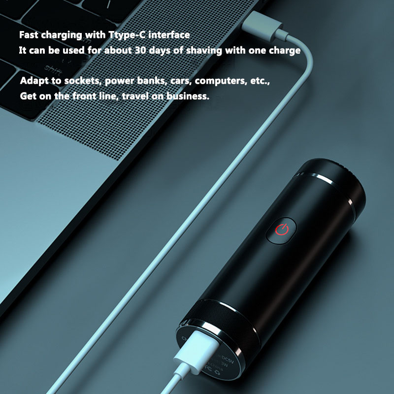 Mini Electric Shaver for Men Portable Electric Razor Beard Knife USB Charging Men's Shavers Face Body Razor