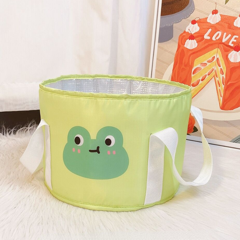 Foldable Foot Soaking Bucket Portable Water Basin Travel Outdoor Foot Washing Bag Dormitory Simple Face Washing And Foot Washing Bucket