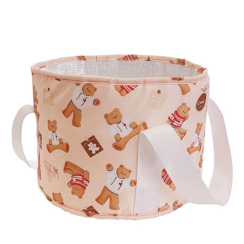 Foldable Foot Soaking Bucket Portable Water Basin Travel Outdoor Foot Washing Bag Dormitory Simple Face Washing And Foot Washing Bucket