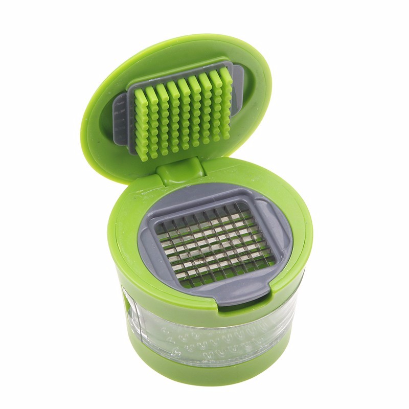 Mini Portable Garlic Press Chopper Slicer Hand Presser Grinder Crusher Kitchen Tools Garlic Grater ABS Stainless Steel