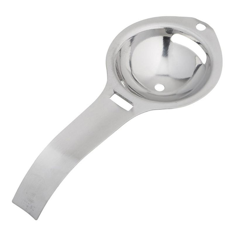 Egg Separator Egg Yolk White Filter Food Grade Egg Divider Stainless Steel Egg Sieve Kitchen Gadget Cooking Baking Tool