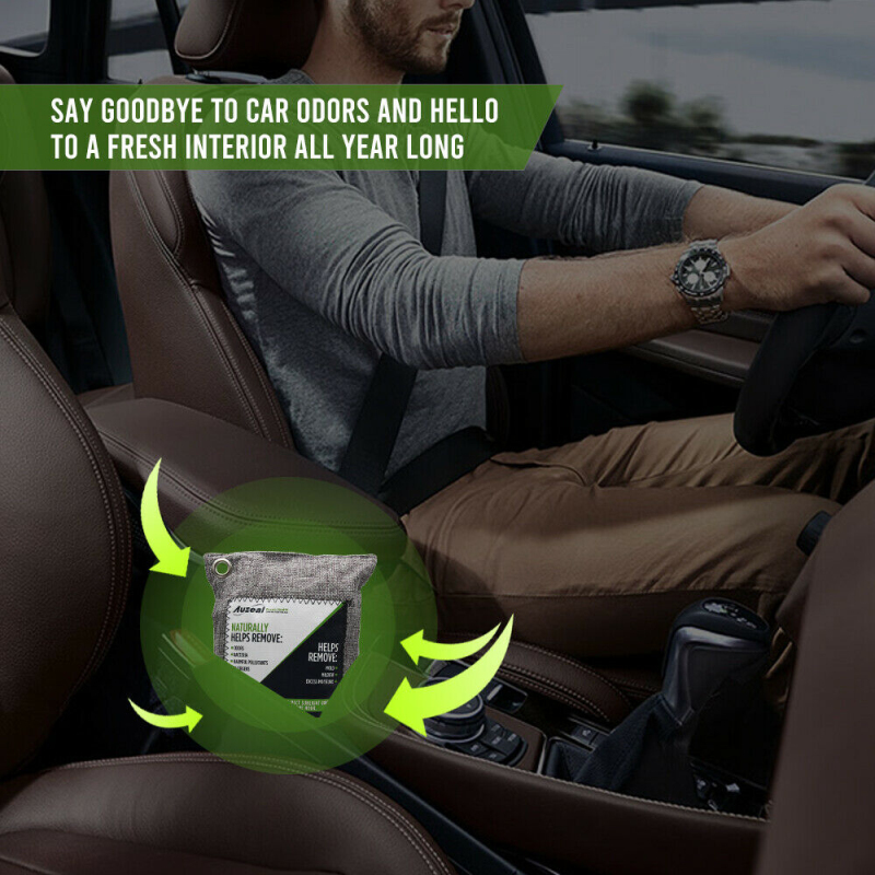 Hot 2 Pcs Bamboo Charcoal Bag Smelly Removing Activated Carbon Closets Shoe Deodorant Deodorize Bambu