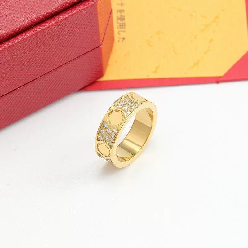 High-quality classic popular brand love ring engagement gift free packaging gift