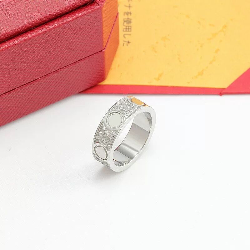 High-quality classic popular brand love ring engagement gift free packaging gift