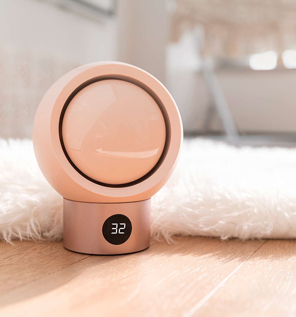 Electric Heater Desktop Household 9Speed Intelligent Temperature Control With Dump Switch Air Heater For Home Office