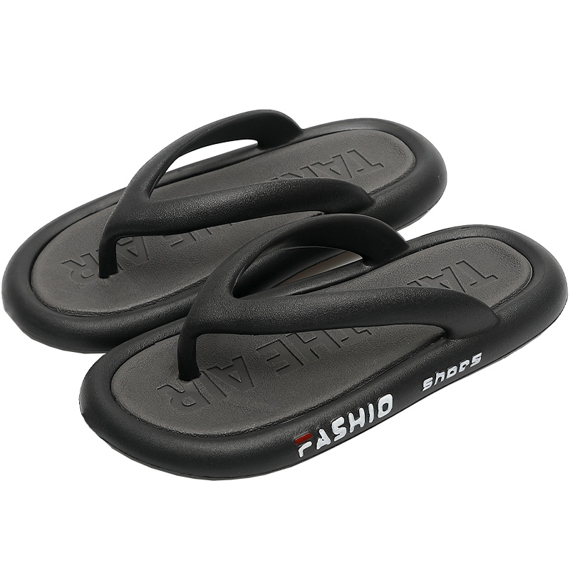 Women Simple Solid Color Comfortable Slippers Flip Flop Summer Korean Fashion Casual Non-Slip Couple Sandals Breathable Beach