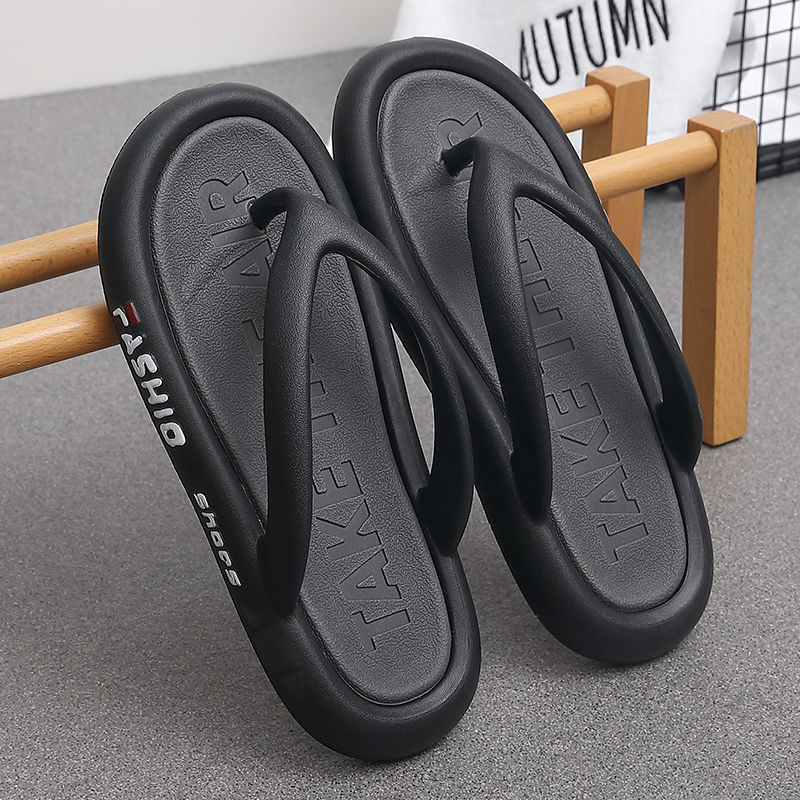Women Simple Solid Color Comfortable Slippers Flip Flop Summer Korean Fashion Casual Non-Slip Couple Sandals Breathable Beach