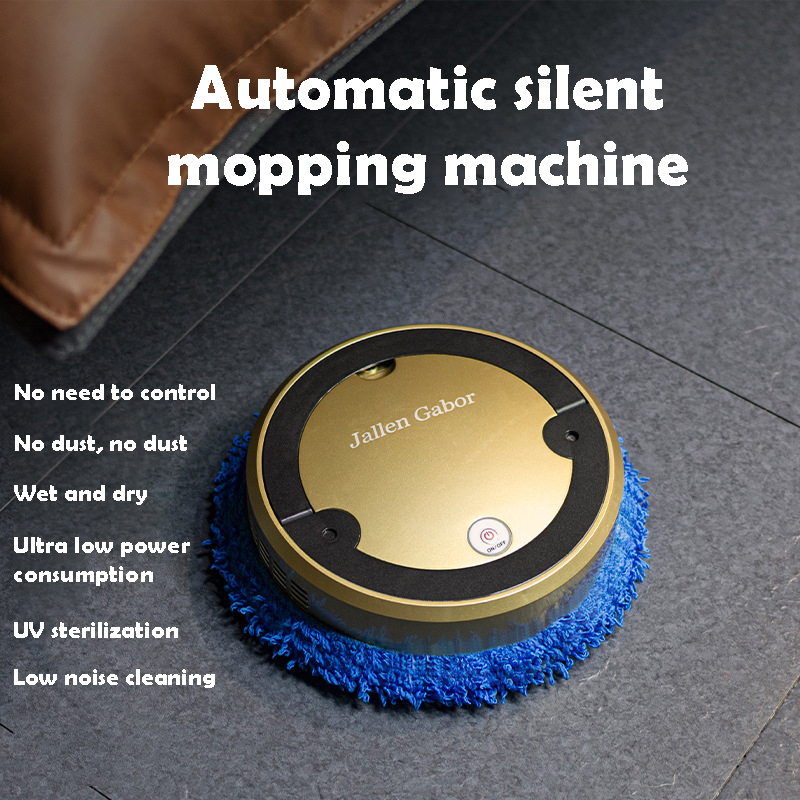 3 In 1 Humidifying Spray Mopping Machine USB Wireless Electric Mop Household Automatic Robot Vacuum Cleaner Mop