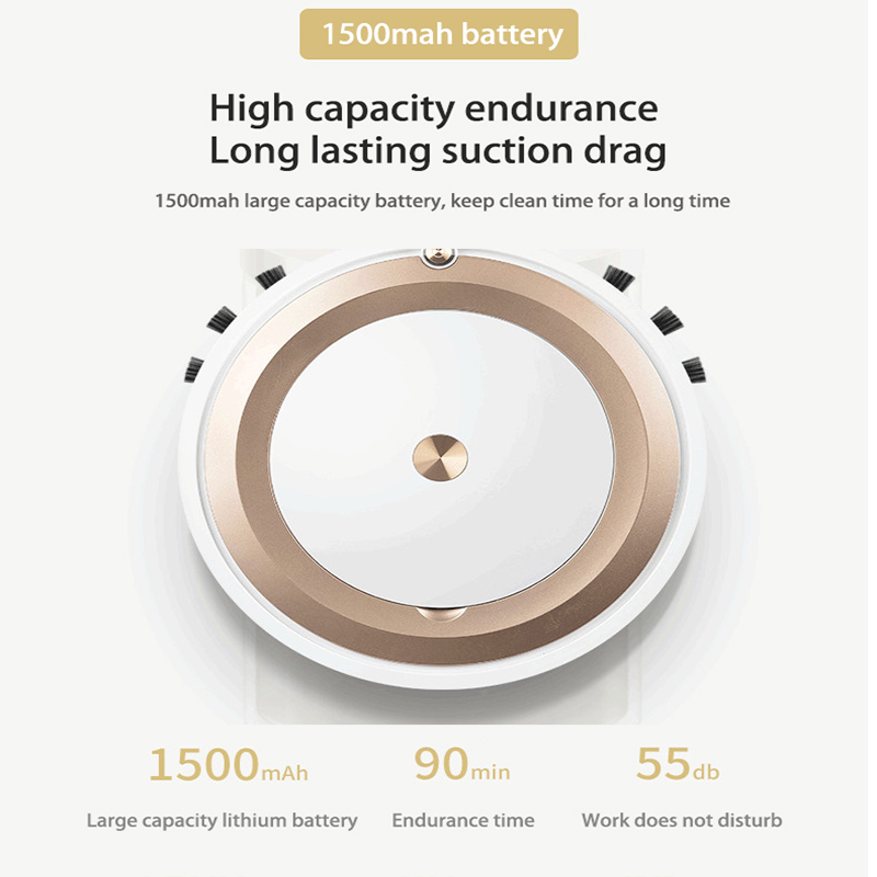 Smart Robot Vacuum Cleaner Mobile Phone APP Remote Control Vacuum Cleaner Can Timed Dry and Wet Dual Purpose Vacuum Cleaner