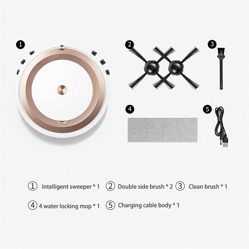 Smart Robot Vacuum Cleaner Mobile Phone APP Remote Control Vacuum Cleaner Can Timed Dry and Wet Dual Purpose Vacuum Cleaner