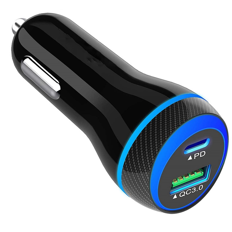 USB Car Charger 25W PPS PD 18W QC 3.0 Super Fast Charging for phone