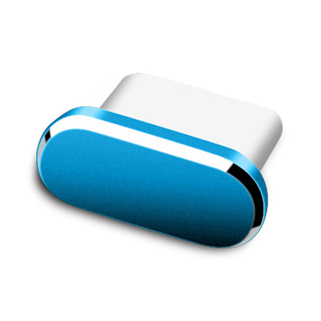 3pcs USB Charging Port Type C Anti Dust Plug Aluminum Alloy Anti Dust Plug