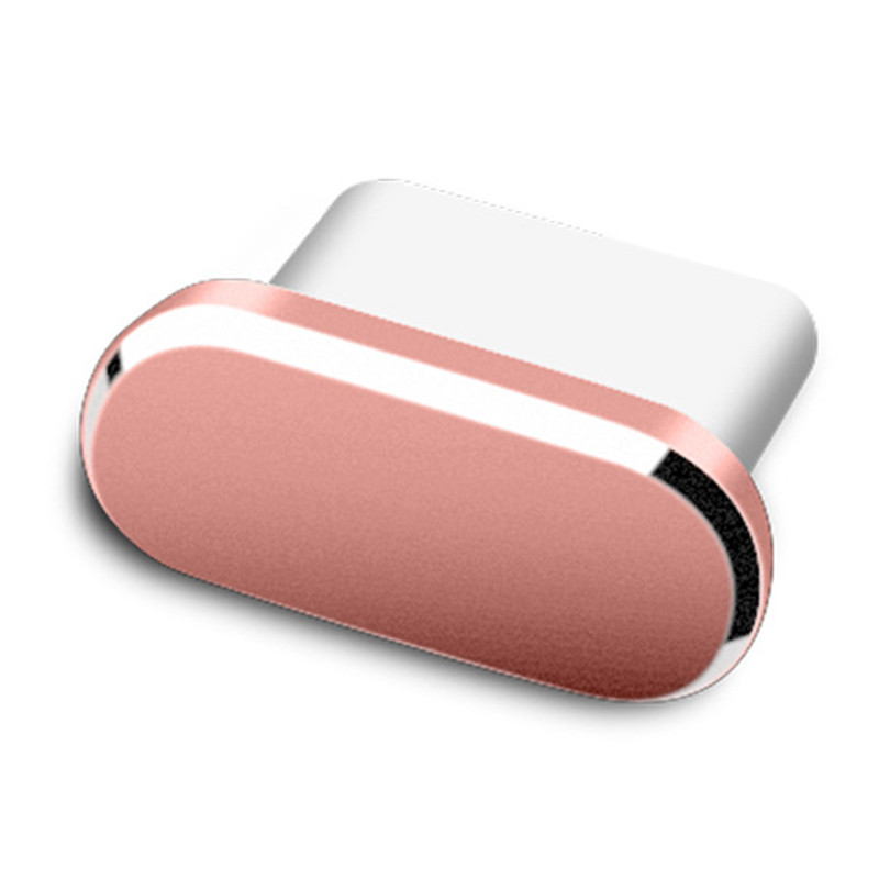 3pcs USB Charging Port Type C Anti Dust Plug Aluminum Alloy Anti Dust Plug