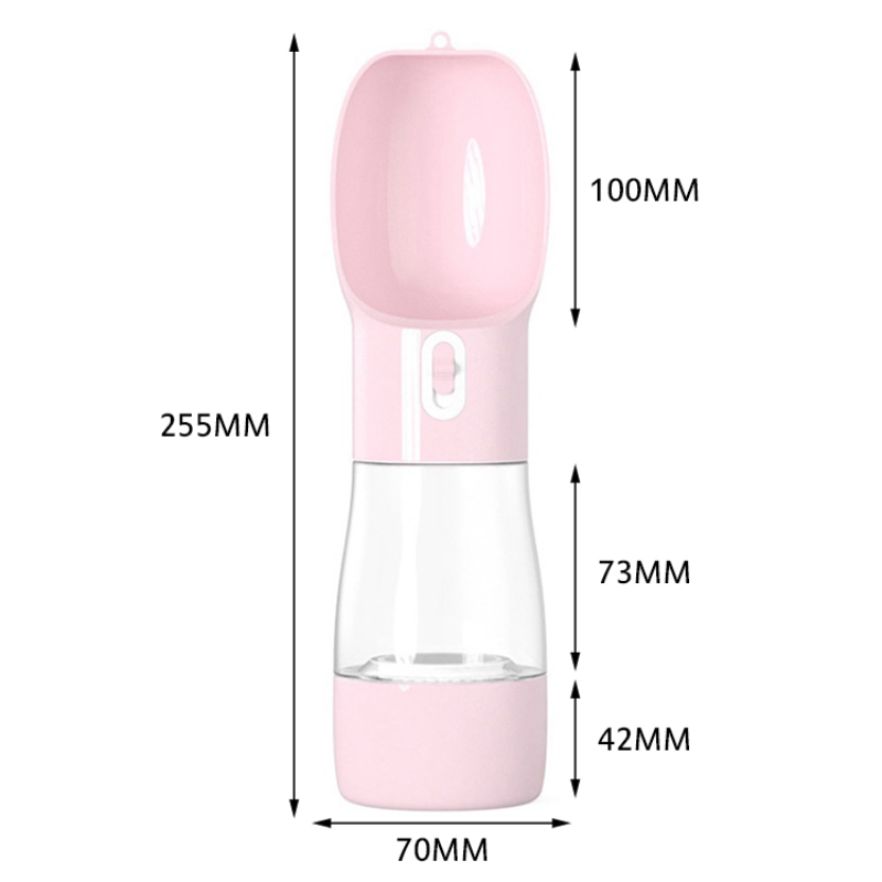 Portable Outdoor Pet Water Dispenser Feeder Pet Dog Water Bottle Dogs Travel Puppy Cat Drinking Bowl Dog Accessories