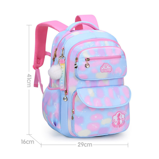Cute Girls School Bags Children Primary School Backpack satchel kids book bag Princess Schoolbag Mochila Infantil 2 szies