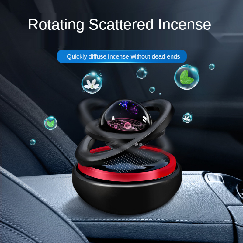 Car Aromatherapy Solar Magnetic Levitation Car Rotating Creative Ornaments Car Auto Diffuser Perfume Car Ornament Accessories